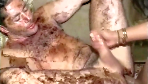 Shemale has a beautiful body that gets fucked by a dude