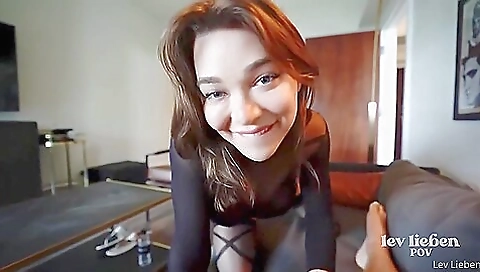 Brunette brunette gets her pussy fucked from behind