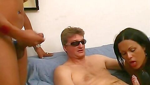 Horny blonde hottie with a hairy pussy gets banged