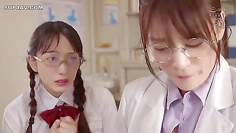 Japanese girl with big boobs seduced and got a cock