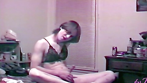 I showed my body to a guy in lingerie and sexy lingerie